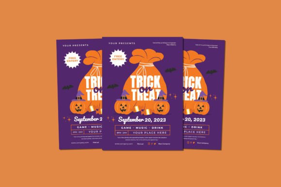 Download Trick or Treat Halloween Flyer - Halloween flyer Collection
