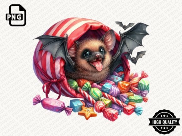Download Halloween Quirky Bat Clipart PNG - Bat Collection