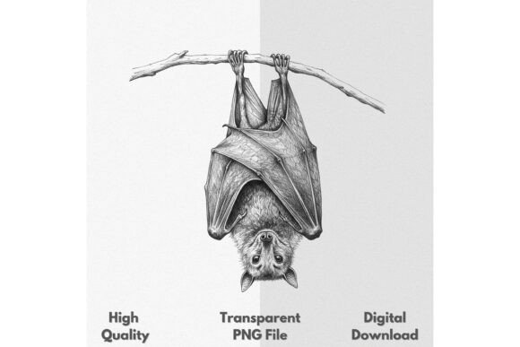 Download Bat Hanging Upside Down Sketch PNG - Bat Collection