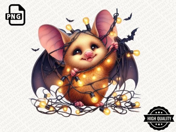 Download Halloween Quirky Bat Clipart PNG - Bat Collection