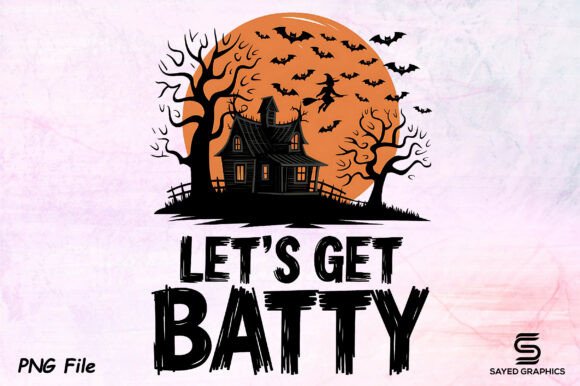 Download Halloween Flying Bats Let's Get Batty - Bat Collection