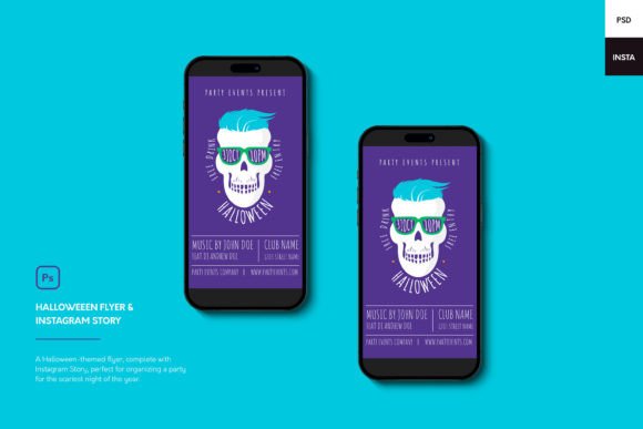 Download Halloween Flyer + Kit for Instagram - Halloween flyer Collection