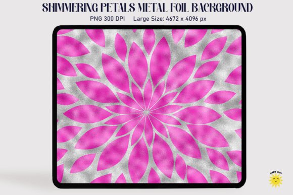 Download Shimmering Petals Metal Foil Background - Premium Resources