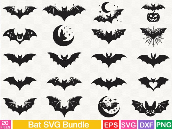 Download Bat Svg Bundle - Bat Collection