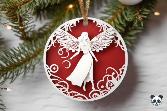 Download Angel 3D Christmas Ornament 1 - Premium Bundle
