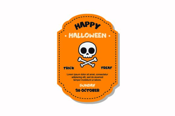 Download Halloween Flyer Text Happy Illustration - Halloween flyer Collection