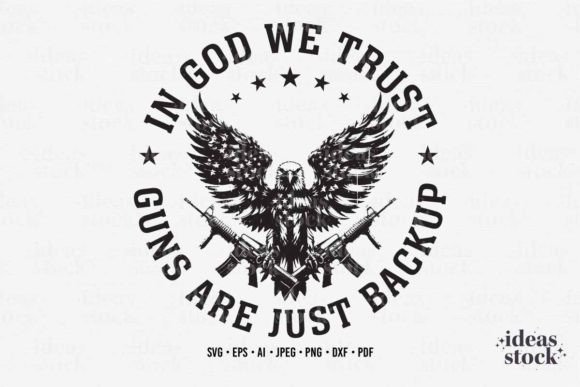 Download Patriotic Svg. in God We Trust Svg. DXF. - Dxf Collection